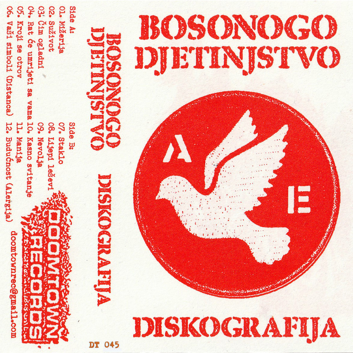 BOSONOGO DJETINJSTVO – Diskografija